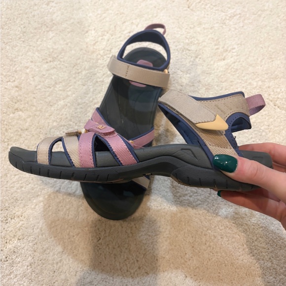 Teva Tirra Women's Sandals | Tan/Pink/Orange Size - Picture 4 of 6